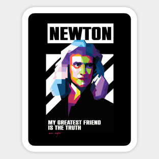 Newton Isaac Sticker